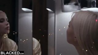 Two ski bunnies, Jia and Like, are competing to ride Joss’s cock hard