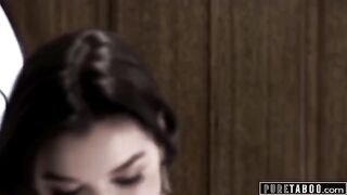 Sexy Anny Aurora seduces her step-uncle on his wedding anniversary in taboo action