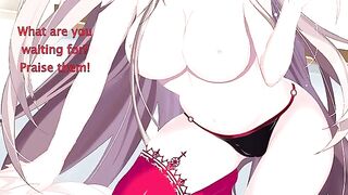 Saint and the sinner - a hot encounter in a hentai style, inspired by FGO