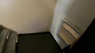 Real neighbor from street made a surprise on camera