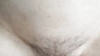 Skinny MILF with hairy pussy begs for hard sex and intense orgasm