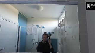 A girl is having fun with a guy in a new country in this steamy vlog