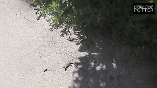 A girl is having fun with a guy in a new country in this steamy vlog