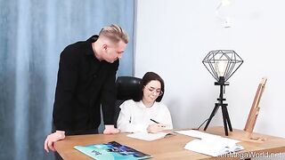 A man made a hole in the student, but she did not notice anything
