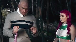 A man roughly fucked a girl with passion in the recreation area