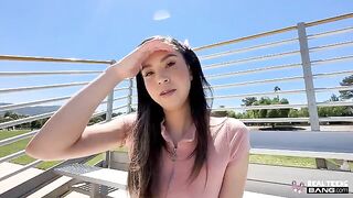 The girl easily gets the cock in her mouth without any problems