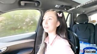 The girl easily gets the cock in her mouth without any problems