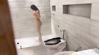 The couple has no shame - they have sex in the shower, just like many Venezuelans do