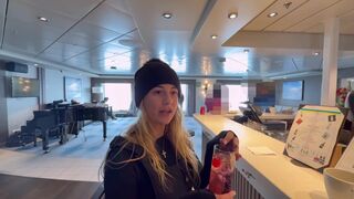 The pretty blonde came up with a plan for office antics