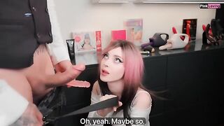 The girl asked the husband to choose a new toy together