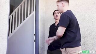A girl was having fun with her boyfriend, but things got strange