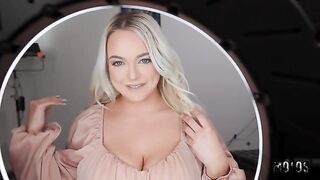 You'd better play with my dick! - the best blowjob from a hot blonde