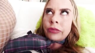 An angel with a dick in her ass, a naughty angel