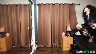Two strangers fucked in a Gothic style party