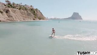 Relaxing holiday with anal sex