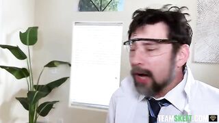 The man is at the service of hot girls with appetites