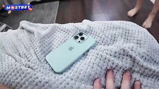A guy spied on a girl in the shower and she caught him