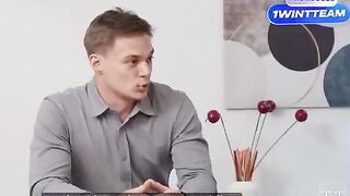 Hot office meeting with secretary Crystal White