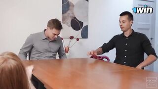 Hot office meeting with secretary Crystal White