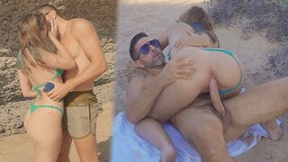 Fella picked up a girl on the beach and fucked her hard