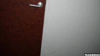 The girl called us again to the toilet, she wanted to continue with us