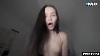 She experienced an intense orgasm, her body was shaking