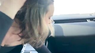 A cheating wife gets fucked hard in the Range Rover