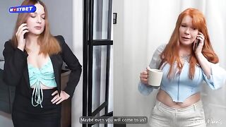 Hot threesome sex with a stepmom and a teacher, featuring Marsh Swallow