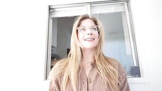 Blonde teen Jess Cromwell gets fucked under the table