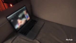 Watching porn on Pornhub made her hungry for sex