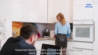 My desired whore - hot secretary gets fucked by the boss