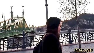 The man fucked the girl in her tight ass while she was falling asleep