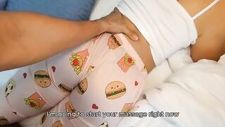 The girl has a great ass, and these pajamas show it off perfectly!