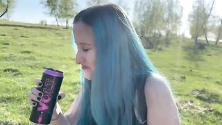 A blowjob in the forest is always a good idea