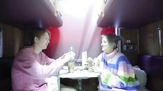 A good look in the compartment, rough teen action