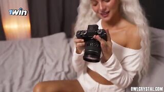 A girl is trying to find a real man through her hand