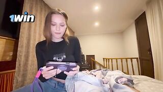 He shot his cum right into the ass of his stepsister in a steamy scene