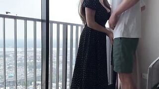 A continuation of the previously seen romantic meeting between two lovers