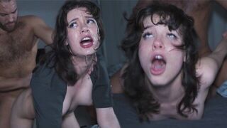 You'll learn to cum from roughness - a sexy brunette shows her skills