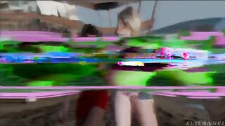 Preparation for a great threesome sex with girls in sexy underwear