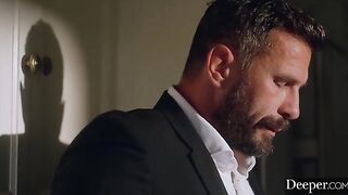 Morgan, a dedicated employee, goes to great lengths to satisfy her boss Manuel