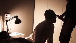 Guy experiences first-time strap-on sex with a hot submissiv