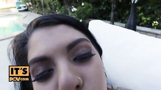 The hottest anal sex with Gina Valentina early in the morning
