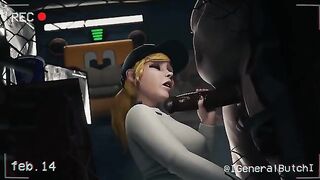 Five Nights at Freddy's Security Breach: Vanessa gets fucked in the office of Freddy Fazbear Mega Pizzaplex