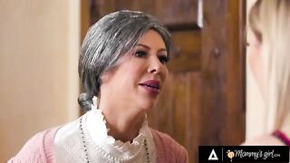 Alexis Fawx, the hot MILF, fooled her stepdaughter that she was an old maid