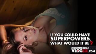 Behind the scenes of massage pounding interview with hot pornstar Aidra Fox