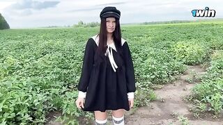 The young guy managed to fertilize the eggs of a hot step-sister