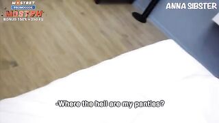The hot maid showed the guy something special in the hotel room