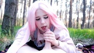 Her mouth is always cummy and ready for action!