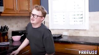 It's not easy to get off a cock, especially on the couch